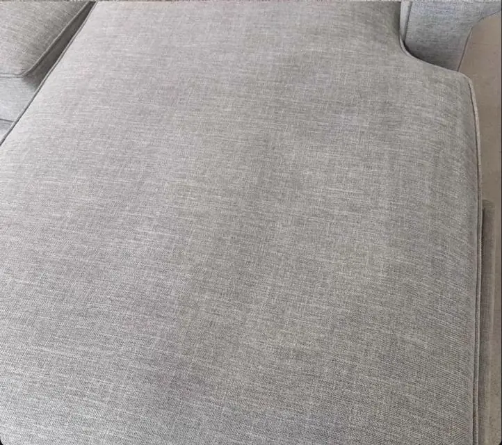 Upholstery stain removal result after cleaning